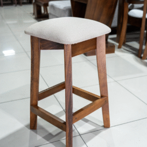 Banco Desayunador en Cenízaro sin Respaldo